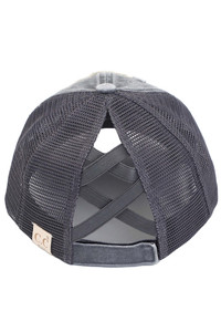 C.C BEE HAPPY PATCH KID PONY CAP-KIDS-BT-1002