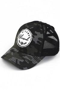 C.C BEYOND BLESSED patch criss cross pony cap