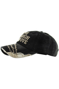 LIVE LAUGH LOVE VINTAGE BASEBALL CAP-KBVT-649