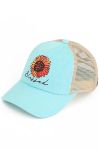 C.C DAISY PATCH BLESSED PONY CAP-BT-8000