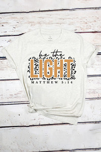 BE THE LIGHT GRAPHIC TEE-TS1015 (6pc)