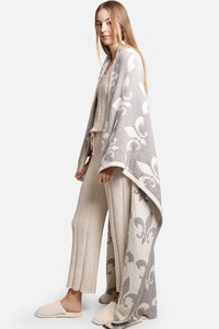 FLEUR-DE-LIS THROW BLANKET-JCL2004