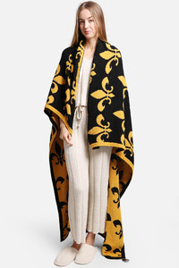 FLEUR-DE-LIS THROW BLANKET-JCL2004