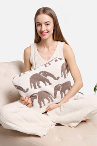 ELEPHANT THROW BLANKET PILLOW 2 IN 1-JCL2024