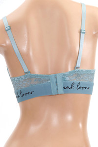 NO WIRE LEOPARD PINK LOVER BRA-6819 (6pc)