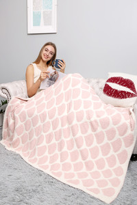 MERMAID SCALE THROW BLANKET-JCL2001