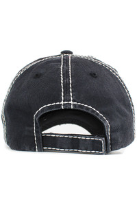 I RUN ON CAFFEINE VINTAGE DISTRESSED CAP-KBV-1439