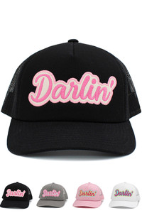 DARLIN VINTAGE DISTRESSED BASEBALL CAP-KBV-1449