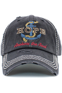 HOPE ANCHORS THE SOUL VINTAGE CAP-KBV-1450