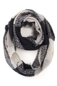 CHECK PATTERN INFINITY SCARF-EASC9809