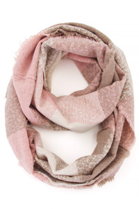 CHECK PATTERN INFINITY SCARF-EASC9809