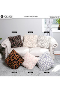 LEOPARD PATTERN CUSHION COVER-JCL2105