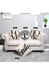 LETTER FORM DESIGN CUSHION COVER-JCL2115
