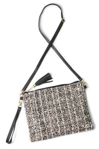 TWEED LUREX CROSSBODY BAG-EBG10318L