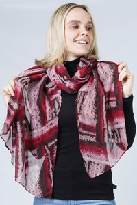 ABSTRACT PRINT SCARF-ESC10345