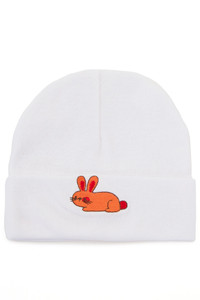 SOLID CHARACTER NEWBORN KNIT HAT-NEWBORNGHAT (12pc)