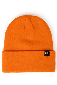 C.C Solid Cuff Beanie Hat