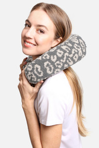 LEOPARD TRAVEL NECK PILLOW-JCL2102
