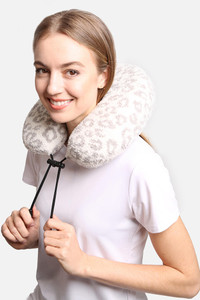 LEOPARD TRAVEL NECK PILLOW-JCL2102