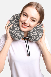 LEOPARD TRAVEL NECK PILLOW-JCL2102