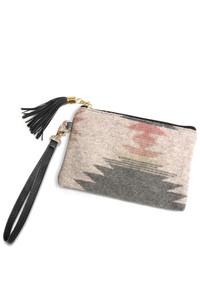 WESTERN PRINT WRISTLET POUCH BAG-EBG10364M