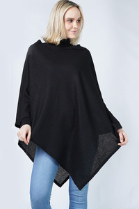 TEXTURED JERSEY PONCHO-EPC10336