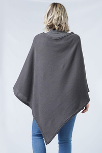 TEXTURED JERSEY PONCHO-EPC10336