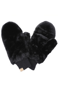 C.C Faux Fur Convertible Mitten Glove for Kids
