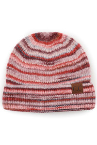 C.C STRIPE COLOR BLOCK BEANIE-HAT-4007
