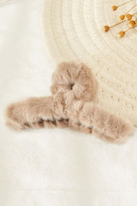 SOLID COLOR FUR HAIR CLAW-CHW173