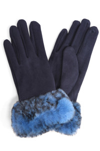Solid Color Faux Suede Gloves-JG863 (12pairs)