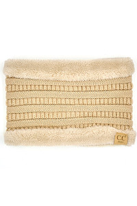 C.C KIDS RIBBED NECK WARMER-KIDS-INF-25