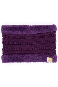 C.C KIDS RIBBED NECK WARMER-KIDS-INF-25