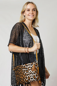 Leopard Print Crossbody Clutch Bag -EBG10564L