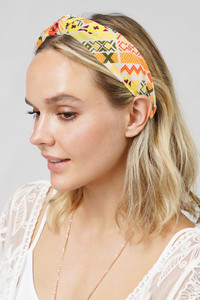 AZTEC Pattern Knotted Headband-EHD10514