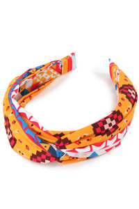 AZTEC Print Twisted Headband-EHD10545