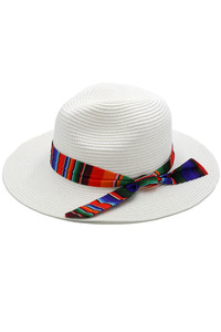 Serape Band Panama Hat-MH0092