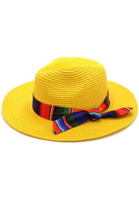Serape Band Panama Hat-MH0092