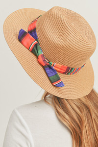 Serape Band Panama Hat-MH0092