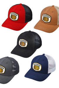 C.C Bourbon Embroidery Patch Baseball Cap-MBA-7011