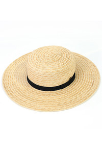 C.C Boater Sunhat with Solid Band-STH-03
