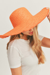 Solid Floppy Sun Hat-MH0095