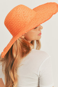 Solid Floppy Sun Hat-MH0095