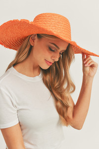 Solid Floppy Sun Hat-MH0095