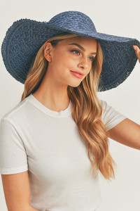 Solid Floppy Sun Hat-MH0095