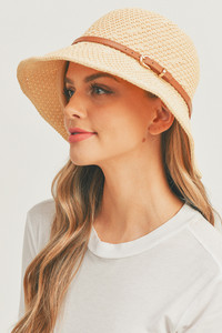 Crochet Pattern Bucket Band Trim Hat-MH0099