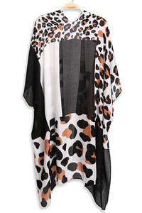 Leopard Print Cover Up-JP3012