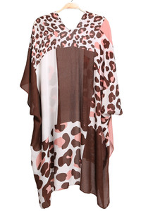 Leopard Print Cover Up-JP3012