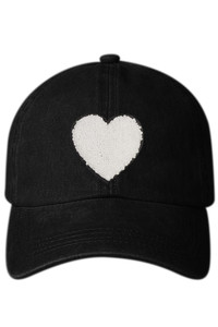 Heart Applique Baseball Cap-YHC310158