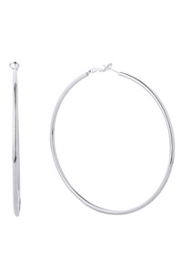 14K Gold Dipped Omega Closure Hoop-SJE310002